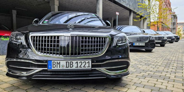 stars driver maybach limousine