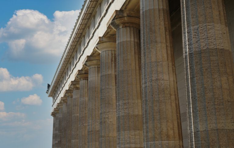 Columns of the Walhalla hall of fame